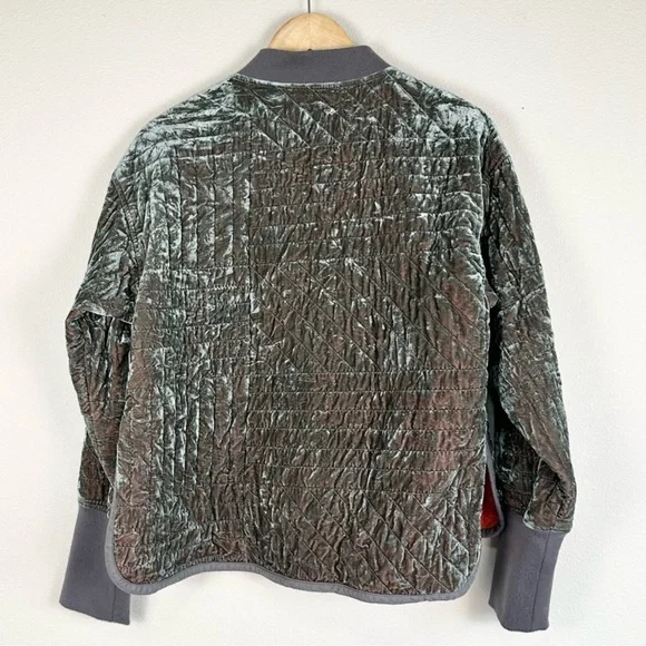 Anthropologie Hei Hei Velvet Quilted Jacket Small - Picture 6 of 9